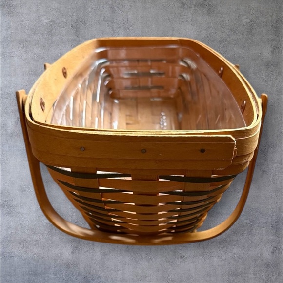 Longaberger Vintage 1997 HEARTLAND Vegetable Basket & Protector - Picture 8 of 10